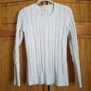 J. Crew cable knit sweater